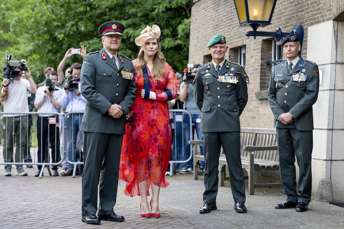 Die Soldaten des Regiments, dessen Namensgeberin Amalia ist, freuten sich jedenfalls sehr über ...