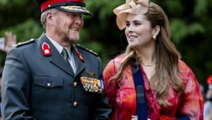Kronprinzessin Amalia absolvierte rund eine Woche nach ihrer Entlassung aus dem Spital schon ...