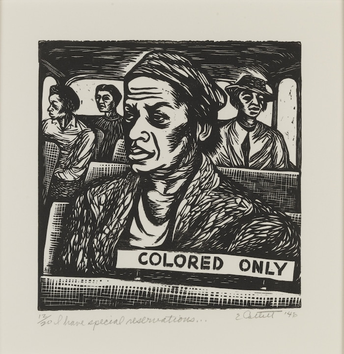 Elizabeth Catlett: „I Have Special Reservations...“ aus der Serie „The Black Woman“, 1946 (1989) ...