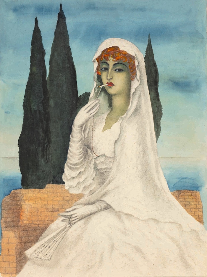 Milada Marešová: „Braut mit Zigarette“, 1933