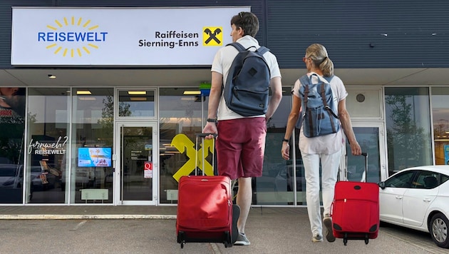 Vier Tage pro Woche Reisebüro, ein Tag Bankfiliale: Immer mittwochs ist das Team der ...