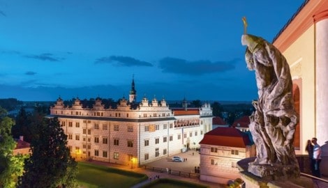 Zwischen 1568 und 1581 errichtet, gilt das Schloss Litomyšl, wo Friedrich Smetana geboren wurde, ...