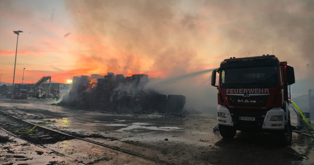 Privat -Heli helped – Inferno near Paper Mill! 450 forces in use