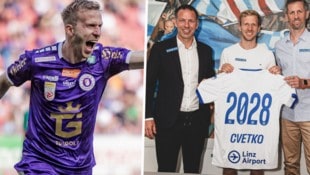 Christopher Cvetko wechselt von Klagenfurt nach Linz.