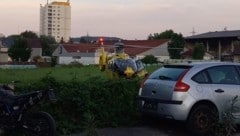 Der 18-jährige Motorradfahrer musst mit dem Helikopter abtransportiert werden.