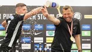 Der Meistertitel ist Geschichte, Freitag startet Sturm unter Trainer Jürgen Säumel mit der ...