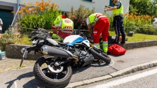 Die Unfallstelle in Satteins.