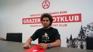 Ramiz Harakate unterschrieb für drei Jahre beim GAK