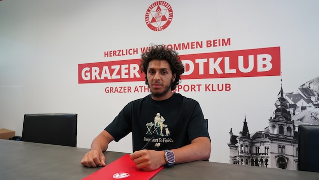 Ramiz Harakate unterschrieb für drei Jahre beim GAK