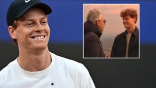 Jannik Sinner und Andrea Bocelli 