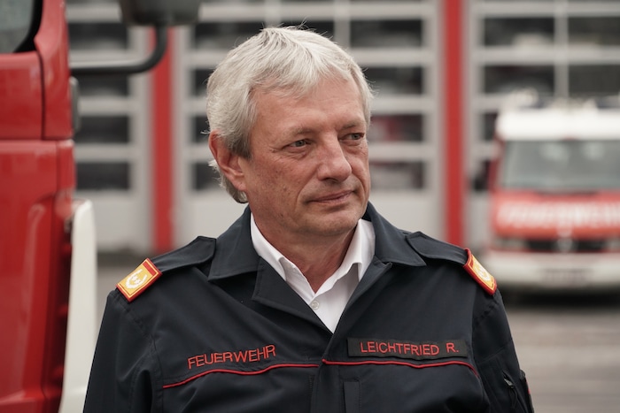 Landesfeuerwehrkommandant Reinhard Leichtfried