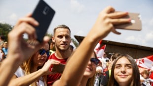 Arnautovic ist überall der Liebling der Fans.