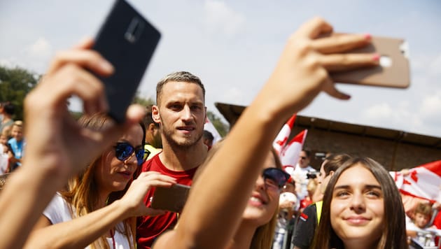 Arnautovic ist überall der Liebling der Fans.