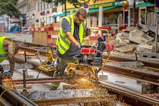 Die Wiedner Haupstraße ist zwar schon fertig, dafür warten jetzt viele andere Gleisarbeiten.