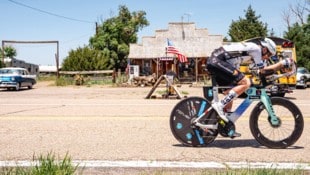 Philipp Kaider radelte die 4932,64 Kilometer quer durch die USA als Schnellster. 