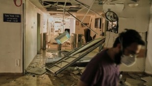 Bei den Angriffen auf Israel wurden auch Krankenhäuser getroffen.
