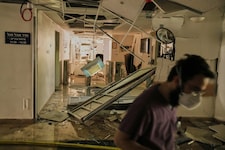 Bei den Angriffen auf Israel wurden auch Krankenhäuser getroffen.