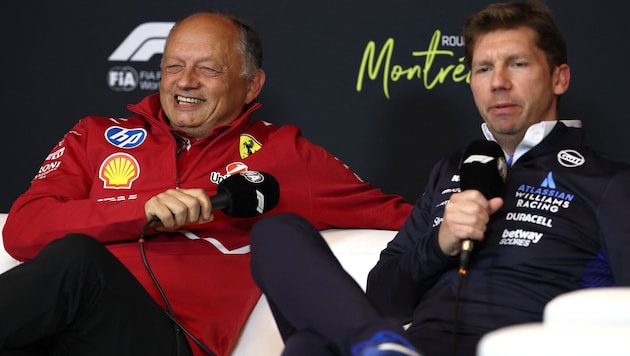 James Vowles (re.) bleibt Teamchef von Williams.