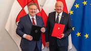 Ziehen gemeinsam an einem Strang: Bürgermeister Michael Ludwig (SPÖ) und Bundeskanzler Christian ...