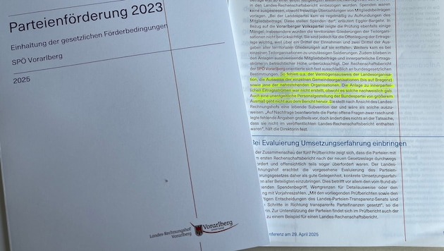 Die Prüfer des Landesrechnungshofes hatten beim Rechenschaftsbericht der SPÖ so einiges zu ...