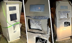 Die Radarbox wurde gleich zweimal innerhalb weniger Tage beschädigt,
