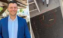 Alexis Pascuttini schaltete die Polizei ein, nachdem jemand Patronen vor seine Haustür gelegt ...