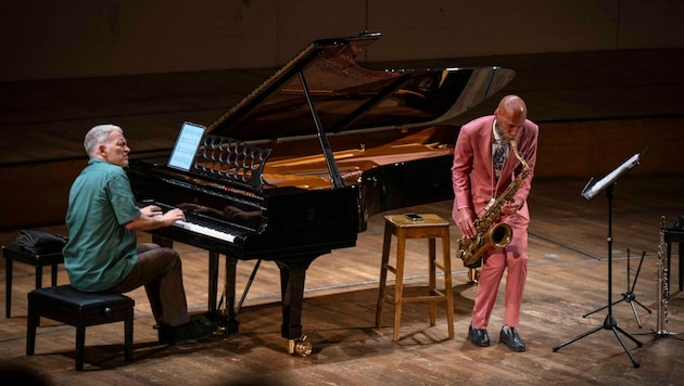Zum ersten Mal im Duo im Konzerthaus: Brad Mehldau (links) und Joshua Redman (rechts)