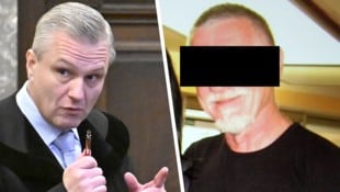 Der Wiener Strafverteidiger Manfred Arbacher-Stöger (links) wäre beinahe Ziel einer grauenhaften ...