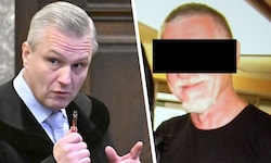 Der Wiener Strafverteidiger Manfred Arbacher-Stöger (links) wäre beinahe Ziel einer grauenhaften ...