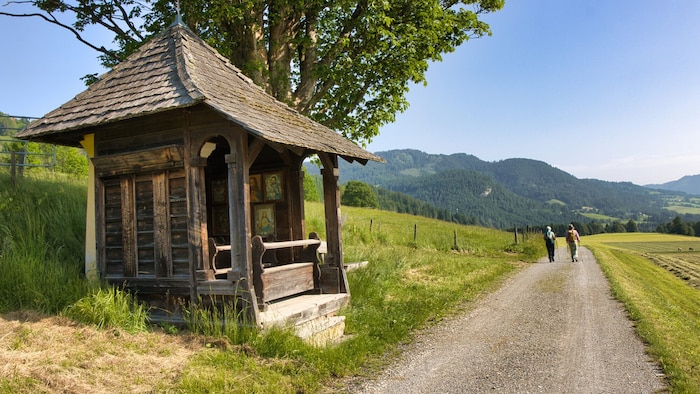 Unterwegs auf historischen Pfaden.