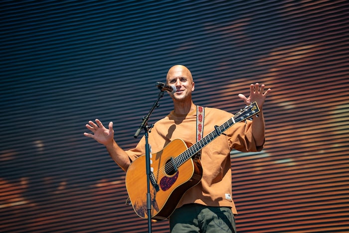 Der belgische Sänger Milow sorgte für Stimmung.