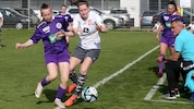 Spielertrainerin Alissa Lamzari (re.) kämpft am Samstag in Kraig um den Zweitliga-Aufstieg.