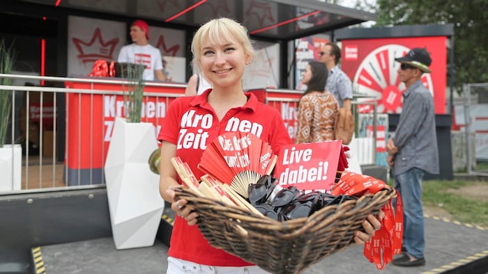 Mitspielen und gewinnen in der „Krone“-Area auf der Insel.