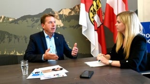 Erwin Angerer sprach im „Krone“-Interview über die Entstehung der Partei vor 70 Jahren.