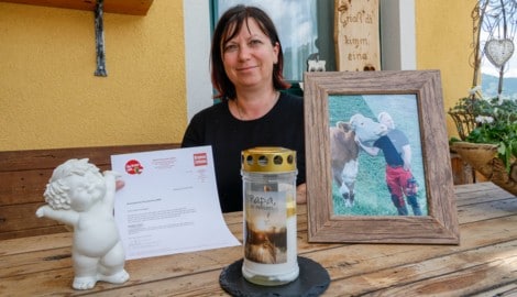 Birgit Hettegger gedenkt nach wie vor ihrem verunglückten Ehemann Sepp.