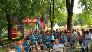 Hunderte Kids starteten beim Junior Grazathlon.