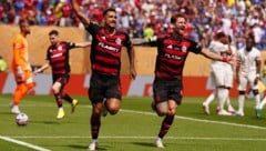 Der Jubel der am Ende siegreichen Kicker von Flamengo Rio de Janeiro