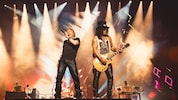 Seit längerem wieder ein Herz und eine Seele: Frontmann Axl Rose und Gitarrenzauberer Slash ...