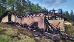 Das Wirtschaftsgebäude war leider nicht mehr zu retten.