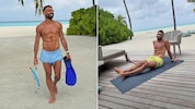 Mohamed Salah präsentiert sein unglaubliches Sixpack.