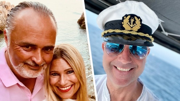 Burgenlands Landeshauptmann Hans Peter Doskozil schmeißt sich mit seiner Julia aufs ...