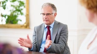 Marterbauer im Gespräch mit der „Krone“