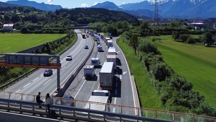 Auf der A10 ging im Vorjahr Richtung Süden gar nichts mehr.