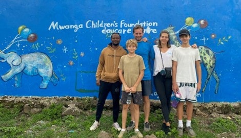 Gerald Binder und seine Familie wurden in Tansania herzlich aufgenommen.