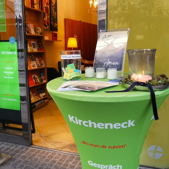 Das Kircheneck in der Grazer Herrengasse ist Dienstag bis Freitag von 10 bis 18 Uhr geöffnet.