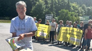 Fritz Gurgiser freut sich über mehr als 5000 Unterschriften