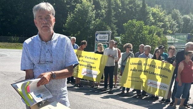 Fritz Gurgiser freut sich über mehr als 5000 Unterschriften