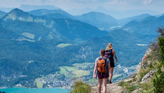 Gerade im Hochsommer locken angenehmere Temperaturen und toller Ausblick auf die Berge.