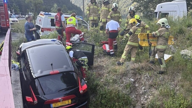 Der Mann verlor die Kontrolle über sein Fahrzeug