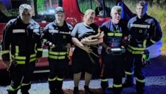 Feuerwehr Pinkafeld und Jägerin gemeinsam im Einsatz